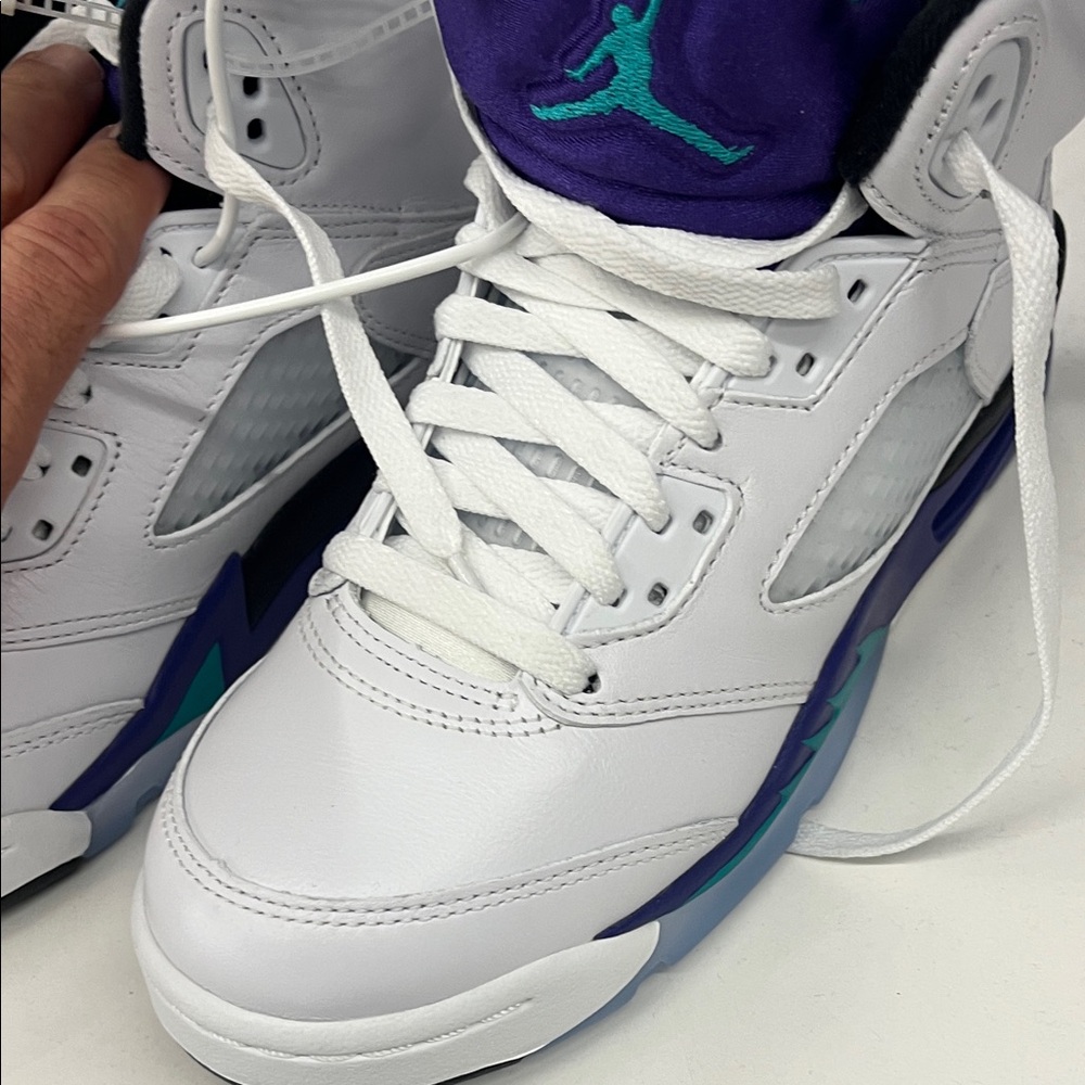 Nike Air Jordan 5 retro grape GS 5y new hq7980-100